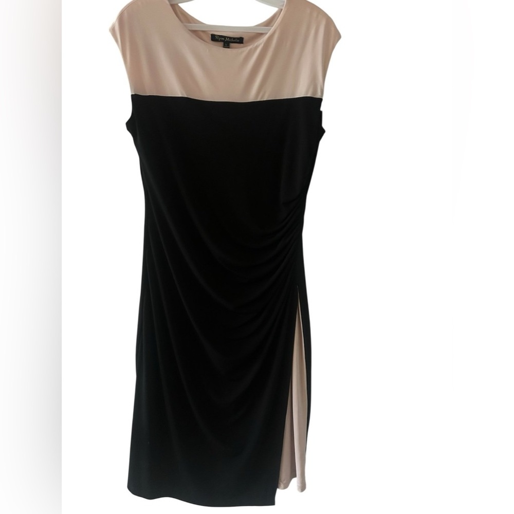 Ryan Michelle  Black and Pinkish Asymmetrical Dress